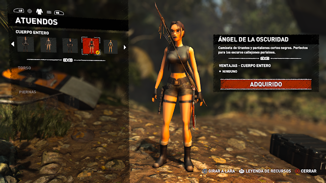 Lara Croft es un ángel de la oscuridad
