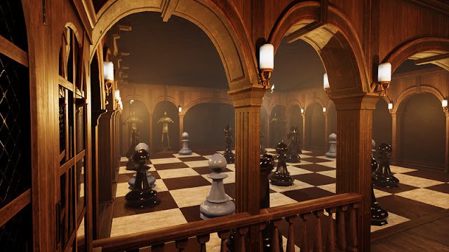 seven doors sala ajedrez