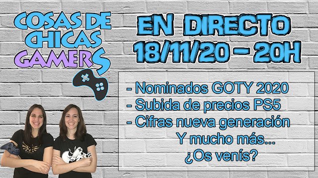 Directo chicas gamers 18/11/2020