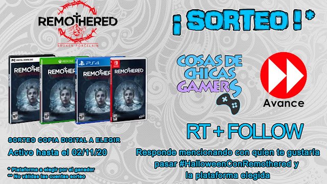 Sorteo Remothered Broken Porcelain con Chicas Gamers