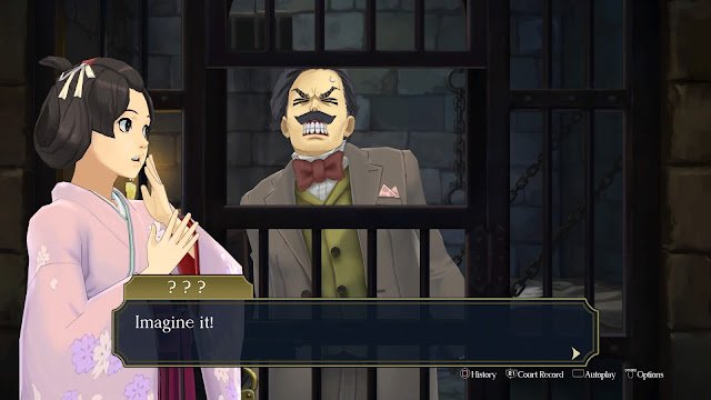 The Great Ace Attorney Chronicles sobreactuar