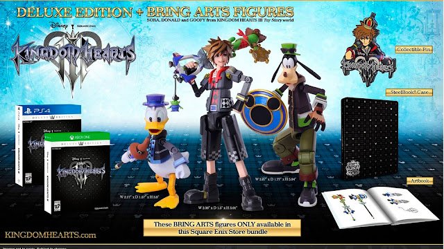 Unboxing edición deluxe Kingdom Hearts 3