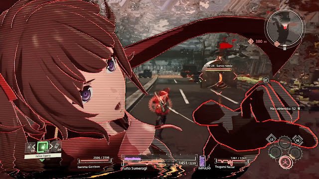 Yuito Sumeragi Hanabi Piroquinesis Combate Scarlet Nexus