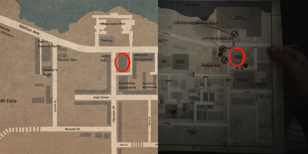 Mapas Silent Hill 2 Residencia Baldwin Nacida de un deseo