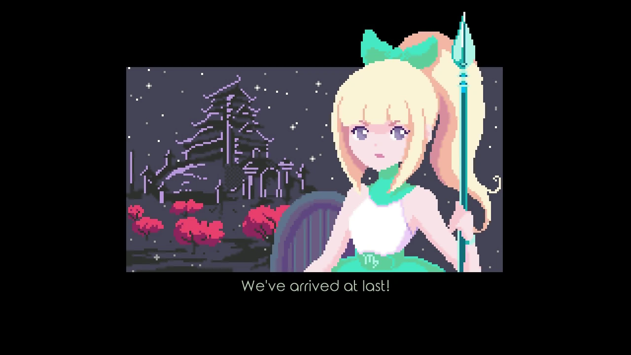 Pixel art Virgo versus the Zodiac