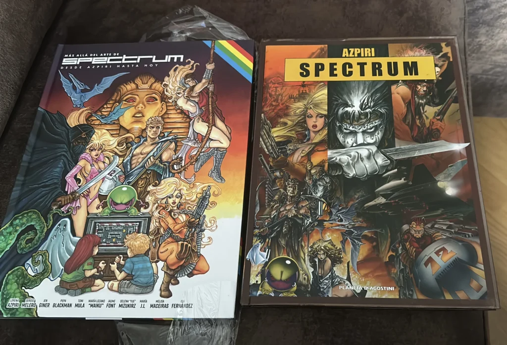 Análisis de libro: Más allá del arte de Spectrum, desde Azpiri hasta hoy - Comparativa