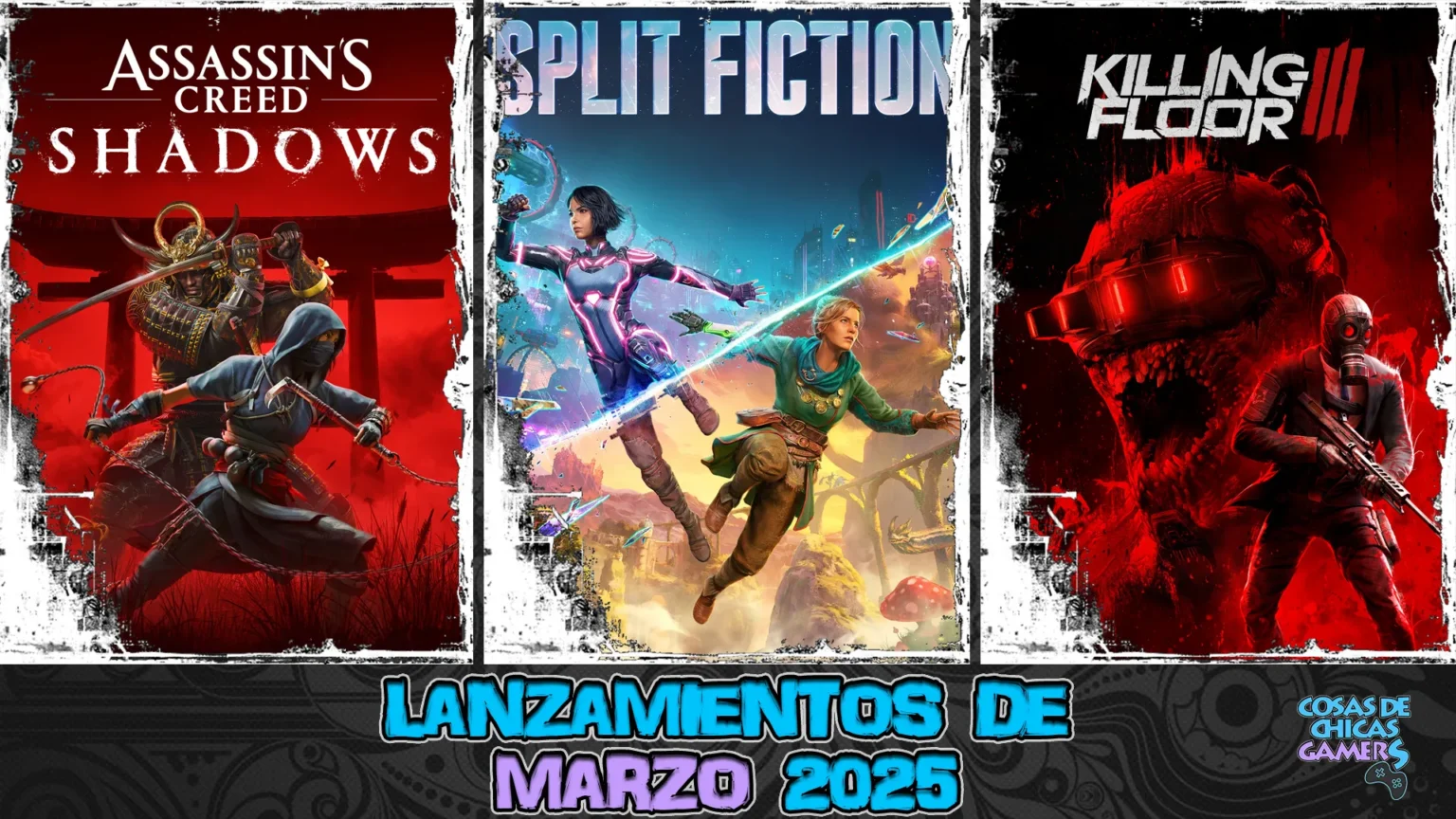 Lanzamientos de marzo 2025 en videojuegos